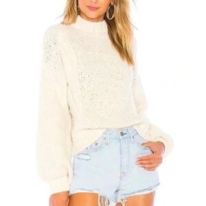 Lovers and Friends Prarie Sweater in Ivory Size XS